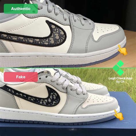 dior jordan 1 low real vs fake|dior jordan 1 low false.